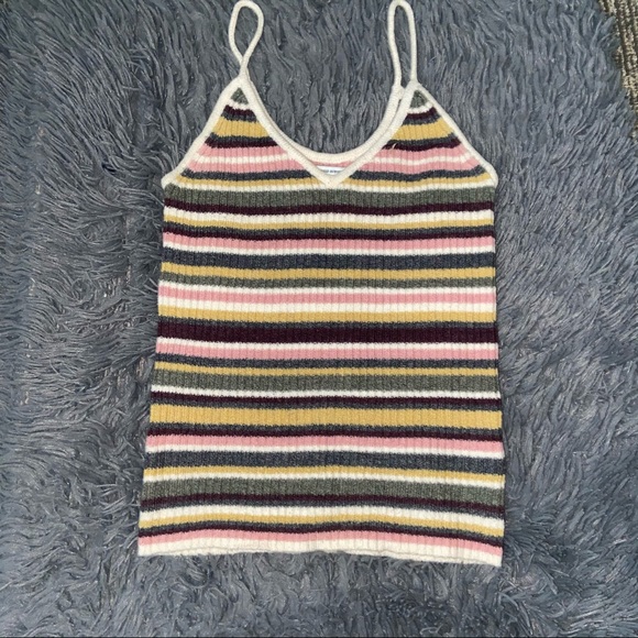 American Eagle Striped Knit tank top - Picture 2 of 4